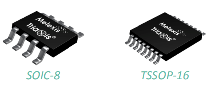 melexis迈来芯MLX90365能检测三个轴方向的霍尔效应位置传感器IC芯片元件