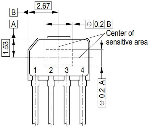 infineon英飞凌TLE4998C4线性霍尔传感器IC