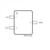TI美国德州仪器DRV5015电机转速测量霍尔元件开关