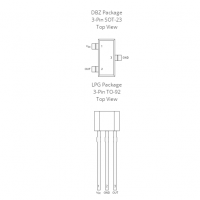 TI德州仪器DRV5055游戏手柄线性霍尔效应传感器IC元件