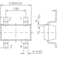 ​NICERA尼塞拉国产NHE520F-HF高输出型锑化铟（InSb）霍尔元件