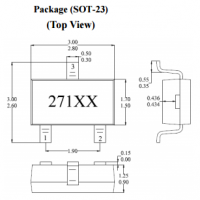 台湾MST美加​MH271计数传感器全极性霍尔效应传感器IC元件