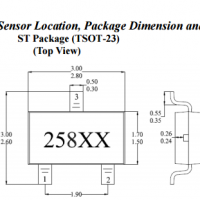 台湾MST美加MH258-α浮动仪表全极性霍尔元件