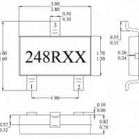 台湾MST美加MH248R手持无线手机唤醒开关微功耗霍尔元件