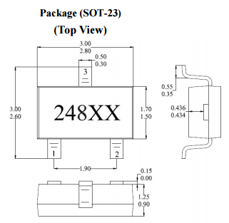 台湾MST美加MH248笔记本唤醒开关全极性霍尔元件