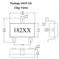 台湾MST美加MH182双极锁存高温风机电机霍尔元件