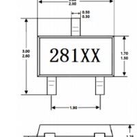 ​台湾MST美加MH281-β固态开关单极性霍尔元件