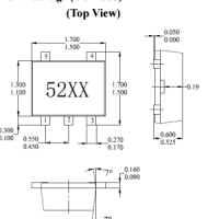 台湾MST美加MH252掌上电脑微功耗全极性霍尔元件