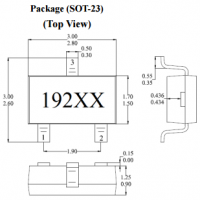 台湾MST美加MH192双极角度位置检测霍尔元件