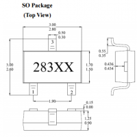 台湾MST美加MH283单极电流感应霍尔元件