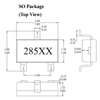 台湾MST美加MH285电流感应高灵敏度单极性霍尔元件