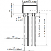 台湾MST美加MH482太阳能/风能接线盒线性霍尔效应传感器IC元件