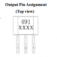 台湾MST美加MH491黑色金属探测器线性霍尔元件