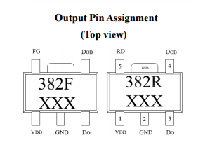 台湾MST美加MH382高灵敏度单芯片霍尔元件