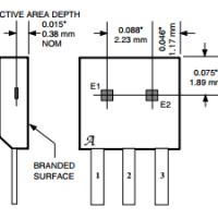 ALLEGRO型号A3046, A3056, A3058霍尔hall效应齿轮测速传感器IC芯片