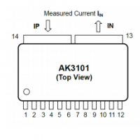 Akm旭化成AK3101扬声器电流检测电流传感器IC芯片