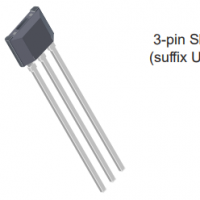 Allegro APS12800两线平面霍尔效应传感器ic元件具有自行诊断功能